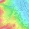 Mappa topografica Biolley, altitudine, rilievo