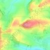 Mappa topografica Kochersberg, altitudine, rilievo