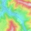 Mappa topografica Borde Faurie, altitudine, rilievo