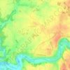 Mappa topografica Le Petit Breuil, altitudine, rilievo