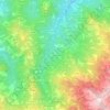 Mappa topografica Segale, altitudine, rilievo