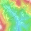 Mappa topografica la Coma, altitudine, rilievo
