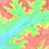 Mappa topografica Les Granges, altitudine, rilievo