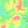 Mappa topografica Village Talfaret, altitudine, rilievo