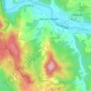 Mappa topografica Vorderkohlstetten, altitudine, rilievo
