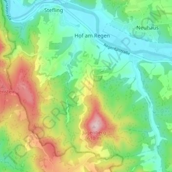 Mappa topografica Vorderkohlstetten, altitudine, rilievo
