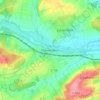 Mappa topografica Obermodern, altitudine, rilievo