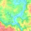 Mappa topografica Loge-Coucou, altitudine, rilievo