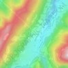 Mappa topografica La Tour du Treuil, altitudine, rilievo