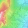 Mappa topografica Le Peûtet, altitudine, rilievo