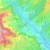 Mappa topografica Saint-Victor, altitudine, rilievo