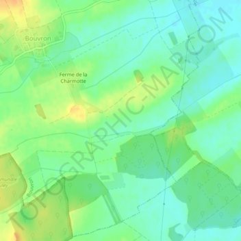 Mappa topografica Le Deuil, altitudine, rilievo