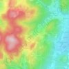 Mappa topografica Vaux-sur-Aine, altitudine, rilievo
