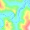 Mappa topografica Big Bluff, altitudine, rilievo