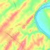 Mappa topografica Four Forks, altitudine, rilievo