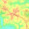 Mappa topografica King George, altitudine, rilievo