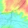 Mappa topografica Rosedale Heights, altitudine, rilievo