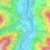 Mappa topografica Mitterberghütten, altitudine, rilievo