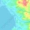 Mappa topografica Kalawaan, altitudine, rilievo