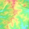 Mappa topografica Corridon, altitudine, rilievo
