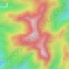Mappa topografica Vulcan (Biliran), altitudine, rilievo