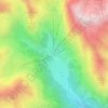 Mappa topografica Kurzras - Maso Corto, altitudine, rilievo