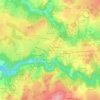 Mappa topografica Les Ecoles, altitudine, rilievo