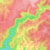 Mappa topografica Lherm, altitudine, rilievo