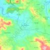 Mappa topografica San Lorenzo, altitudine, rilievo