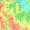 Mappa topografica Leeland, altitudine, rilievo