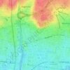 Mappa topografica Chêne liège, altitudine, rilievo