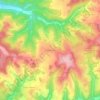 Mappa topografica Maison Neuve, altitudine, rilievo