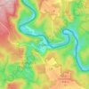 Mappa topografica Hardegg, altitudine, rilievo