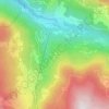 Mappa topografica Le Grand-Biollay, altitudine, rilievo