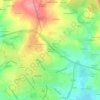 Mappa topografica La Croix du Tiernez, altitudine, rilievo