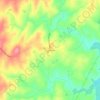 Mappa topografica Cross Plains, altitudine, rilievo