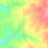 Mappa topografica Cahone, altitudine, rilievo