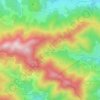 Mappa topografica Haute Valette, altitudine, rilievo