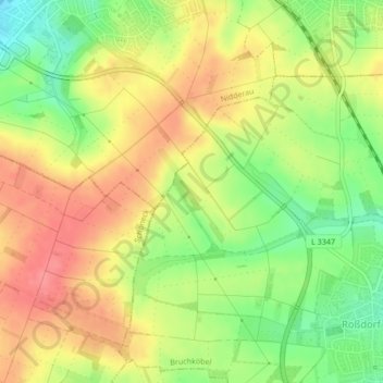 Mappa topografica Im Habichtsthal, altitudine, rilievo