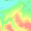 Mappa topografica Big Thicket, altitudine, rilievo