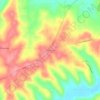 Mappa topografica Winesburg, altitudine, rilievo