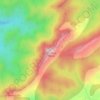 Mappa topografica Almenara, altitudine, rilievo