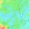 Mappa topografica Montsort, altitudine, rilievo