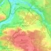Mappa topografica Belmbrach, altitudine, rilievo