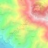 Mappa topografica Kandakhal(001), altitudine, rilievo