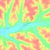 Mappa topografica Kenwood, altitudine, rilievo