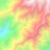Mappa topografica Chocos, altitudine, rilievo