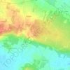 Mappa topografica Fierbois, altitudine, rilievo