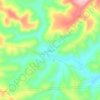 Mappa topografica Tapira, altitudine, rilievo