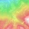 Mappa topografica Plan Gagnant, altitudine, rilievo